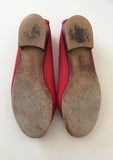 Massimo Dutti Red Leather Loafers Size 7/40 - Whispers Dress Agency - Sold - 2