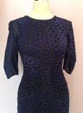 Whistles Purple Leopard Print Silk Dress Size 6 - Whispers Dress Agency - Sold - 2