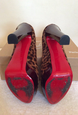 Christian Louboutin Leopard Print Platform Heels Size 6/39 - Whispers Dress Agency - Sold - 7