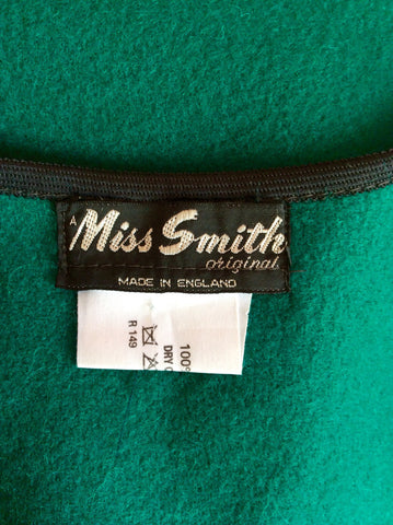 Vintage Miss Smith Emerald Green 100% Wool Wrap One Size - Whispers Dress Agency - Sold - 3