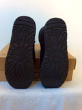 UGG BLACK SHEEPSKIN CLASSIC SHORT BOOTS SIZE 6.5/39 - Whispers Dress Agency - Sold - 5
