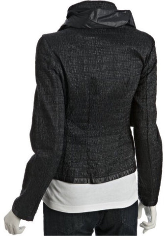 Moncler Black Smocked 'Glacier' Jacket Size 4/XL - Whispers Dress Agency - Sold - 2