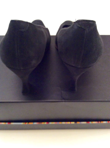 Vintage Pellini Black Suede Heels Size 5/38 - Whispers Dress Agency - Sold - 4