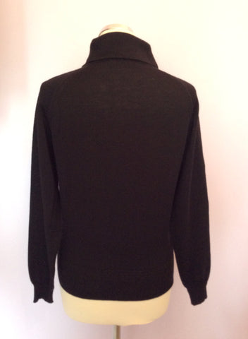 Vintage Jaeger Layered Collar Black Wool Jumper Size S - Whispers Dress Agency - Sold - 2