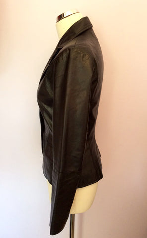 Zara Black Leather Jacket Size S - Whispers Dress Agency - Womens Coats & Jackets - 2