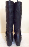 Kenneth Cole Reaction Dark Brown Leather Boots Size 7.5/40.5 - Whispers Dress Agency - Womens Boots - 4