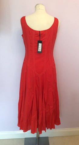 Brand New Linea Orange Cotton Dress Size 14 - Whispers Dress Agency - Womens Dresses - 4