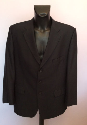 Douglas Dark Blue Wool Blend Suit Jacket Size 46R - Whispers Dress Agency - Mens Suits & Tailoring - 1