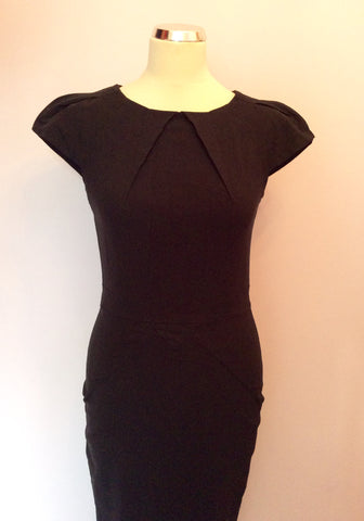 DIVA BLACK WIGGLE PENCIL DRESS SIZE 14 - Whispers Dress Agency - Sold - 2