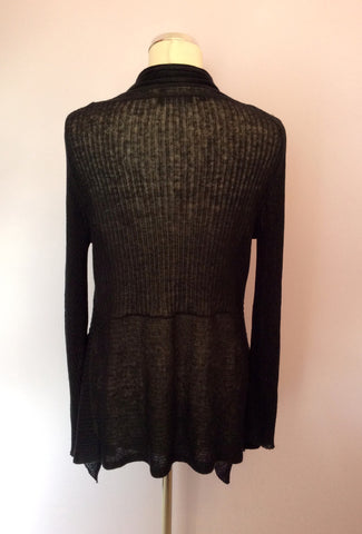 James Lakeland Black Linen Cardigan Size 16 - Whispers Dress Agency - Sold - 2