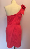 French Connection Coral One Shoulder Dress Size 12 - Whispers Dress Agency - Womens Dresses - 2