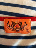 JUICY COUTURE BLUE & WHITE STRIPE COTTON DRESS SIZE S