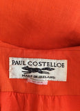 Vintage Paul Costelloe Orange Linen Jacket Size 8 - Whispers Dress Agency - Womens Vintage - 3