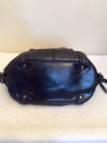 Francesco Biasia Black Leather Hand Bag - Whispers Dress Agency - Sold - 5