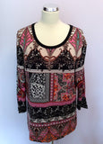 Gerry Weber Multi Print Top & Zip Cardigan Size 16 - Whispers Dress Agency - Sold - 3