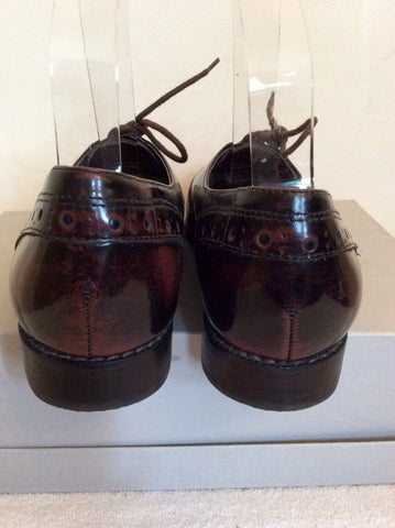 Brand New Clarks Brown Leather Lace Up Brogue Shoes Size 5.5/38.5 - Whispers Dress Agency - Sold - 5