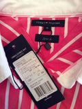 Brand New Tommy Hilfiger Gerbera Pink Stripe Fitted Shirt Size 6 UK 10 - Whispers Dress Agency - Sold - 2