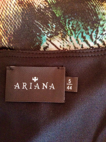 Ariana Purple & Multi Coloured Sequin Trim Dress Size 44 UK 16 - Whispers Dress Agency - Womens Dresses - 5
