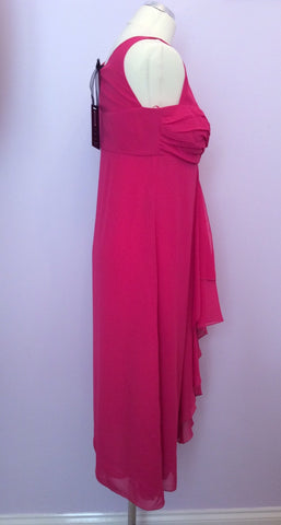 Brand New Per Una Speziale Fuchsia Pink Occasion Dress Size 10 - Whispers Dress Agency - Womens Dresses - 2