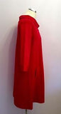 Spanish Designer Cortefiel Red Knit Shift Dress Size L - Whispers Dress Agency - Sold - 2