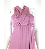 Brand new Marks & Spencer Dusky pink multi way long dress size 8 - Whispers Dress Agency - Womens Dresses - 4