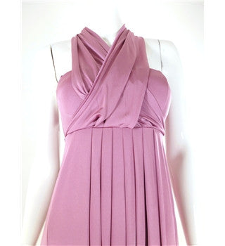 Brand new Marks & Spencer Dusky pink multi way long dress size 8 - Whispers Dress Agency - Womens Dresses - 4
