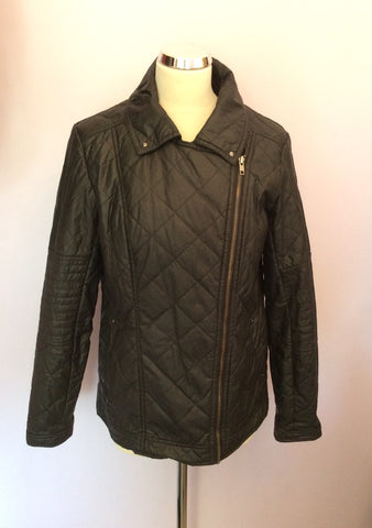 Marks & Spencer Black Quilted Lightly Padded Jacket Size 10 - Whispers Dress Agency - Womens Coats & Jackets - 2