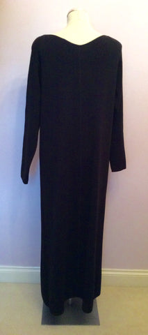 Sarah Pacini Black Split Front Long Jumper/Dress One Size - Whispers Dress Agency - Sold - 4