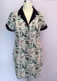 Rare Fred Perry Amy Winehouse Jukebox Mini Shirt Dress Size 10 - Whispers Dress Agency - Sold - 1