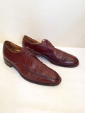 Loake Tan Brown All Leather Lace Up Shoes Size 9.5 /44 - Whispers Dress Agency - Mens Formal Shoes - 3