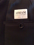 Armani Collezioni Black Wool Suit Jacket Size 42R - Whispers Dress Agency - Sold - 4