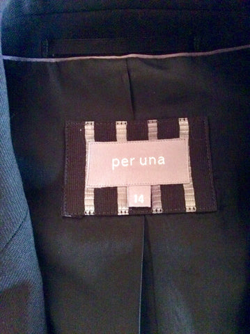 Per Una Black Suit Jacket Size 14 - Whispers Dress Agency - Sold - 3