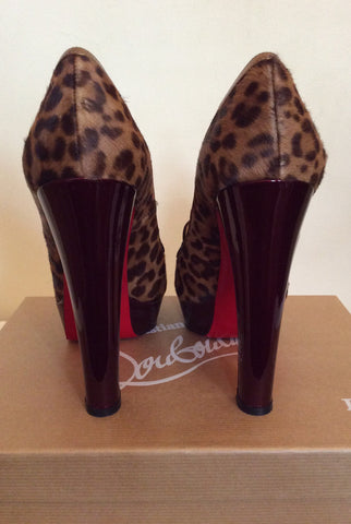 Christian Louboutin Leopard Print Platform Heels Size 6/39 - Whispers Dress Agency - Sold - 5