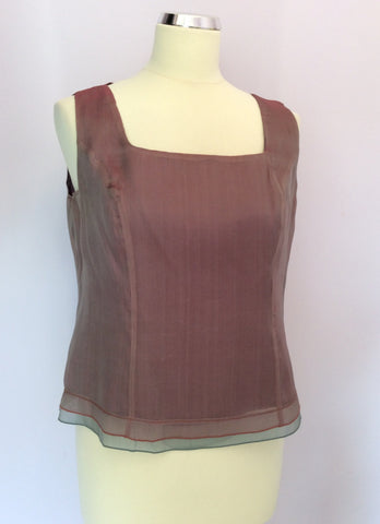 LUIS CIVIT MAUVE SILK 3 PIECE OUTFIT SIZE 14 - Whispers Dress Agency - Womens Suits & Tailoring - 4