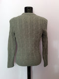 Abercrombie & Fitch Grey Cable Knit Jumper Size M - Whispers Dress Agency - Mens Knitwear - 2