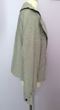 Annette Gortz Light Grey Pinstripe Linen Blend Trouser Suit Size 40/44 UK 14/18 - Whispers Dress Agency - Womens Suits & Tailoring - 3