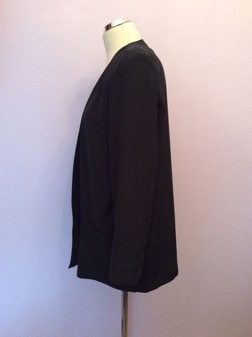 Jacques Vert Black Lightweight Jacket Size 16 - Whispers Dress Agency - Sold - 2