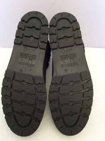 Rohde Black Lace Up Faux Fur Trim Ankle Boots Size 6/39 - Whispers Dress Agency - Womens Boots - 4