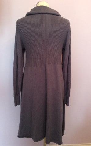 Marks & Spencer Light Indigo Roll Neck Jumper Dress Size 16 - Whispers Dress Agency - Womens Dresses - 2