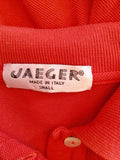 Vintage Jaeger Coral Orange Cotton Polo Shirt Size S - Whispers Dress Agency - Womens Vintage - 2