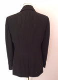 VIYELLA BLACK PINSTRIPE JACKET & 2 PAIRS OF TROUSER SUIT SIZE 10/12/14 - Whispers Dress Agency - Womens Suits & Tailoring - 3