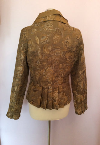 Fransa Olive Green Tapestry Print Jacket Size 40 UK 12 - Whispers Dress Agency - Sold - 3
