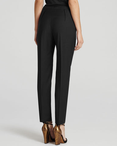 REISS SERGE BLACK FORMAL TROUSERS SIZE 14 - Whispers Dress Agency - Sold - 2