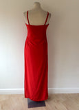 COAST RED STRAPPY/STRAPLESS LONG EVENING DRESS SIZE 12 - Whispers Dress Agency - Womens Dresses - 4