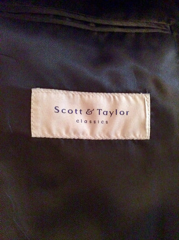 Scott & Taylor Black Tuxedo Wool Blend Suit Size 42R/ 36W - Whispers Dress Agency - Mens Suits & Tailoring - 5