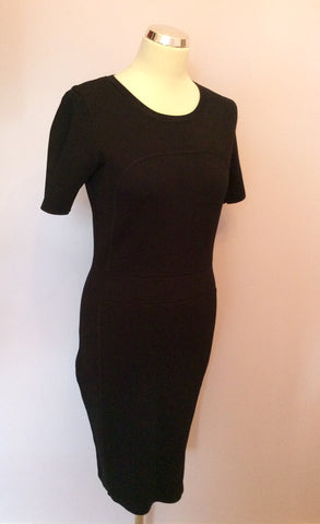 Coast Black Stretch Pencil Dress Size 12 - Whispers Dress Agency - Sold - 1