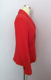 OUI CORAL COTTON BLEND JACKET SIZE 14 - Whispers Dress Agency - Womens Coats & Jackets - 3