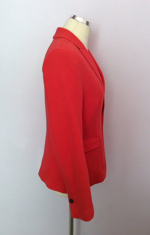 OUI CORAL COTTON BLEND JACKET SIZE 14 - Whispers Dress Agency - Womens Coats & Jackets - 3