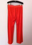Juicy Couture Orange Velour Tracksuit Bottoms Size M - Whispers Dress Agency - Sold - 2