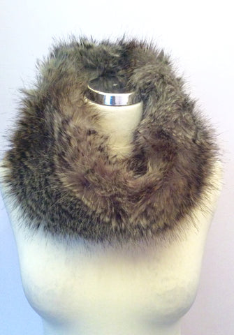 Hobbs Brown Faux Fur Snood/Cowl - Whispers Dress Agency - Sold - 1